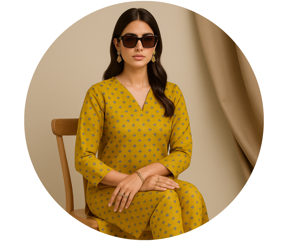2 PIECE PRINTED COTTON