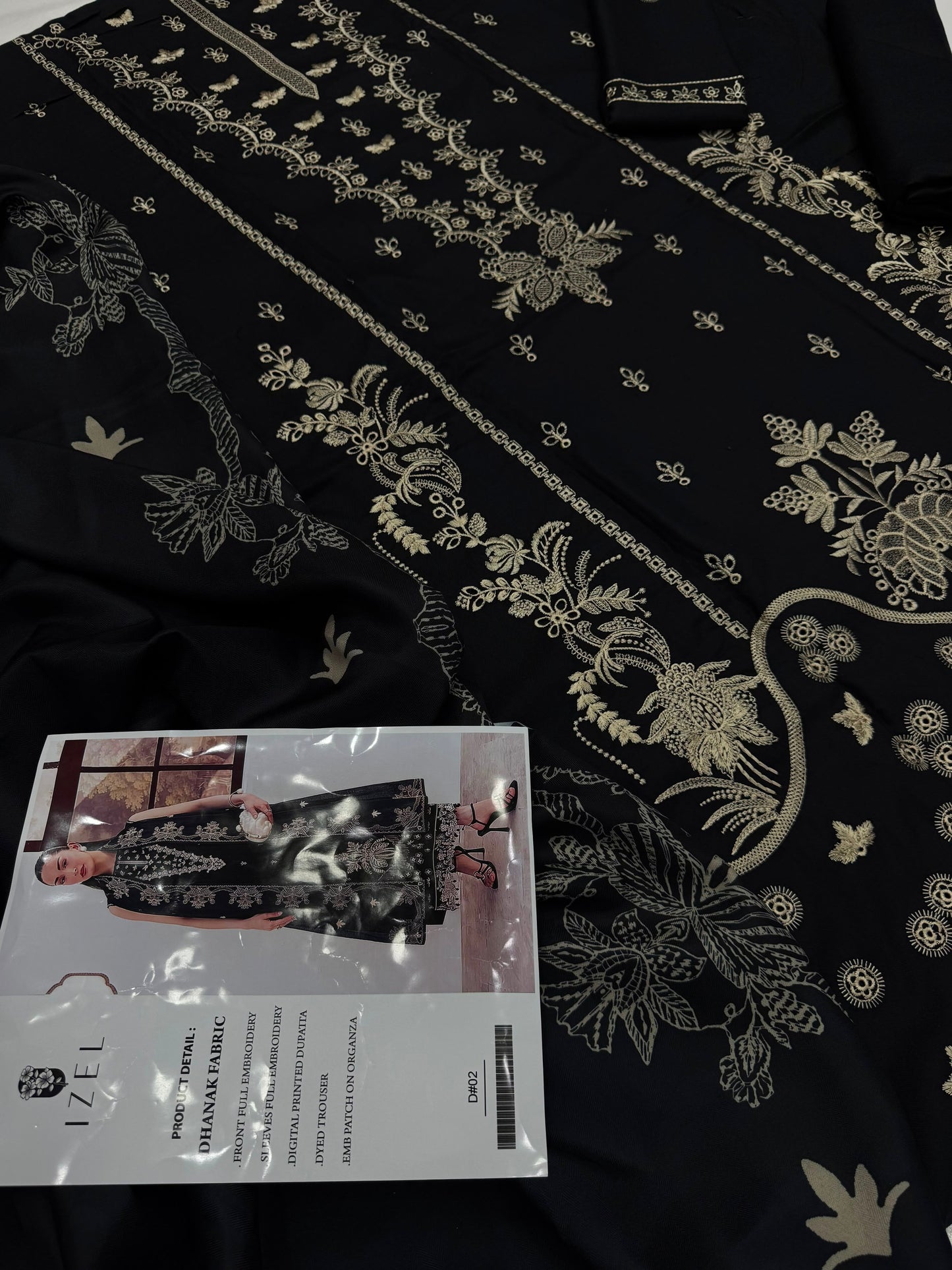 Dhanak 3PC – Heavy Embroidered Collection