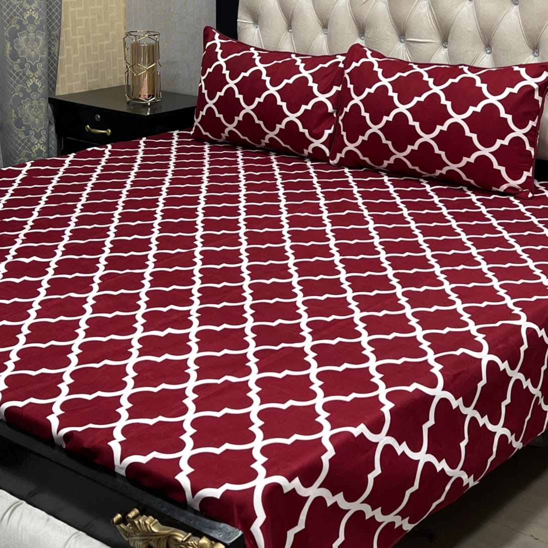 Crystal Cotton Bedsheet Design 079