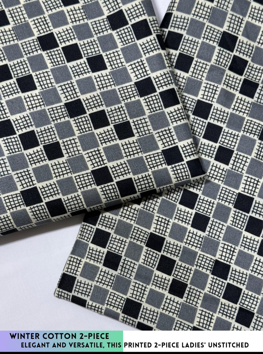 2 Piece Printed Cotton