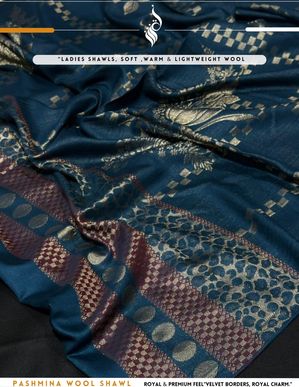 Premium Pashmina Wool Shawl
