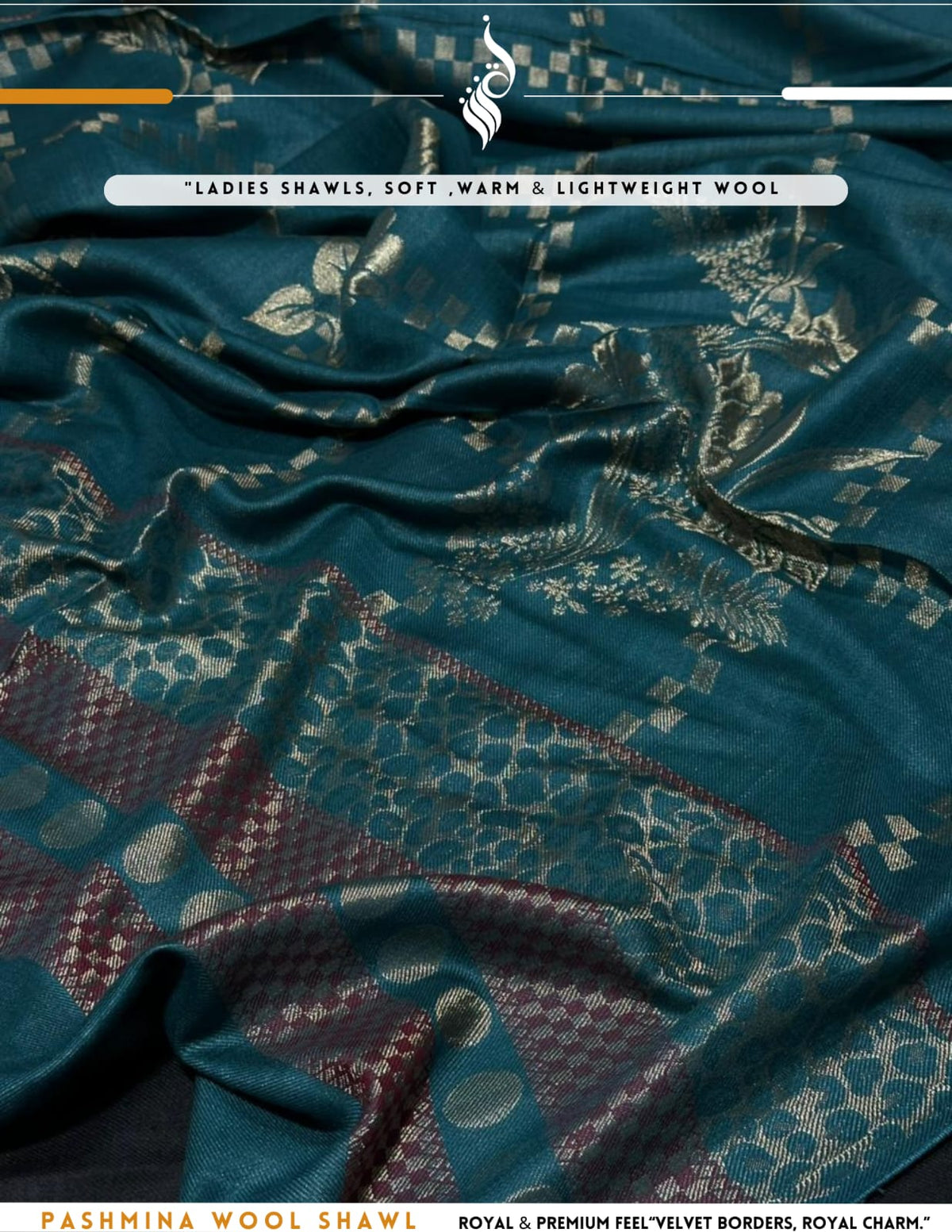 Premium Pashmina Wool Shawl