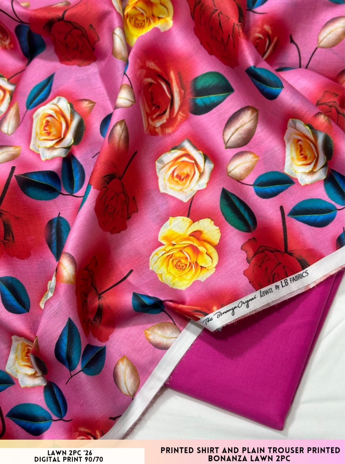 Bonanza Satrangi Lawn 2pc