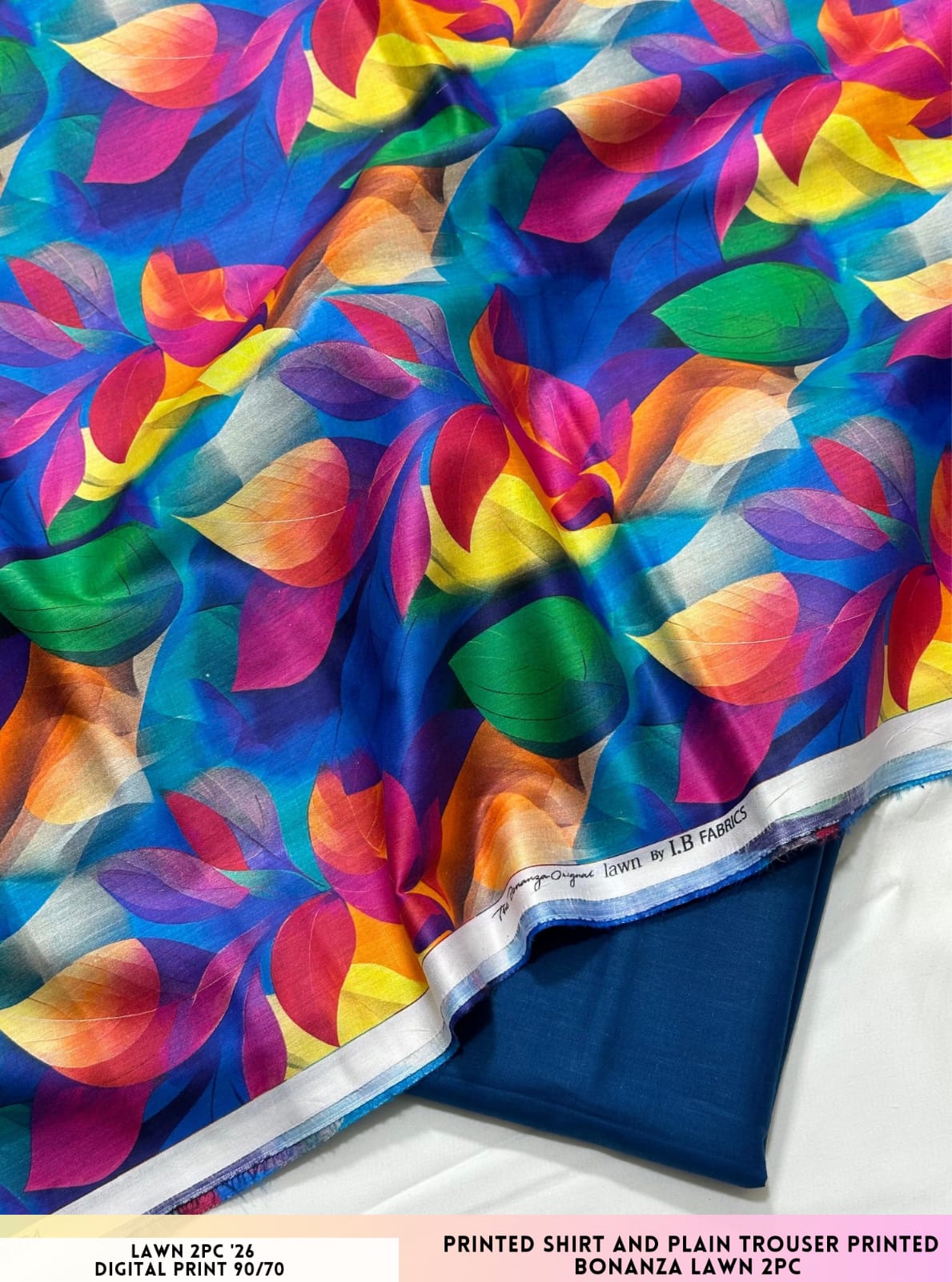 Bonanza Satrangi Lawn 2PC