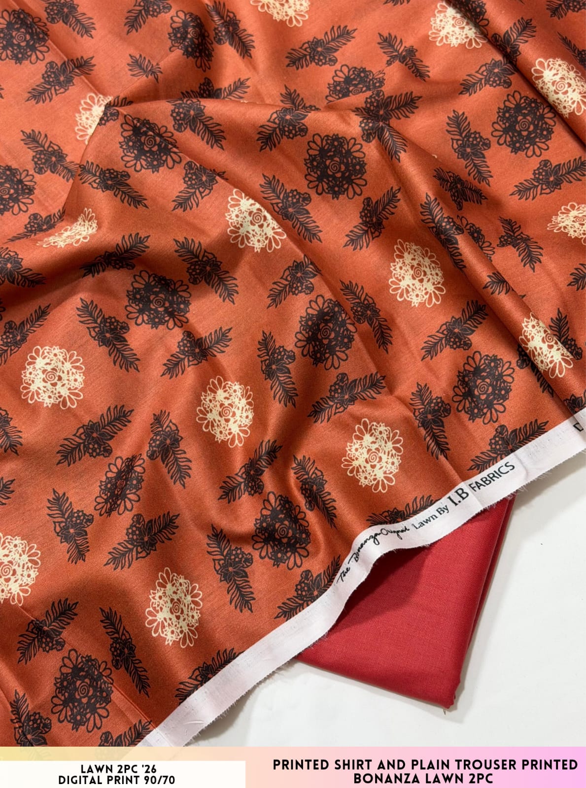 Bonanza Satrangi Lawn 2PC