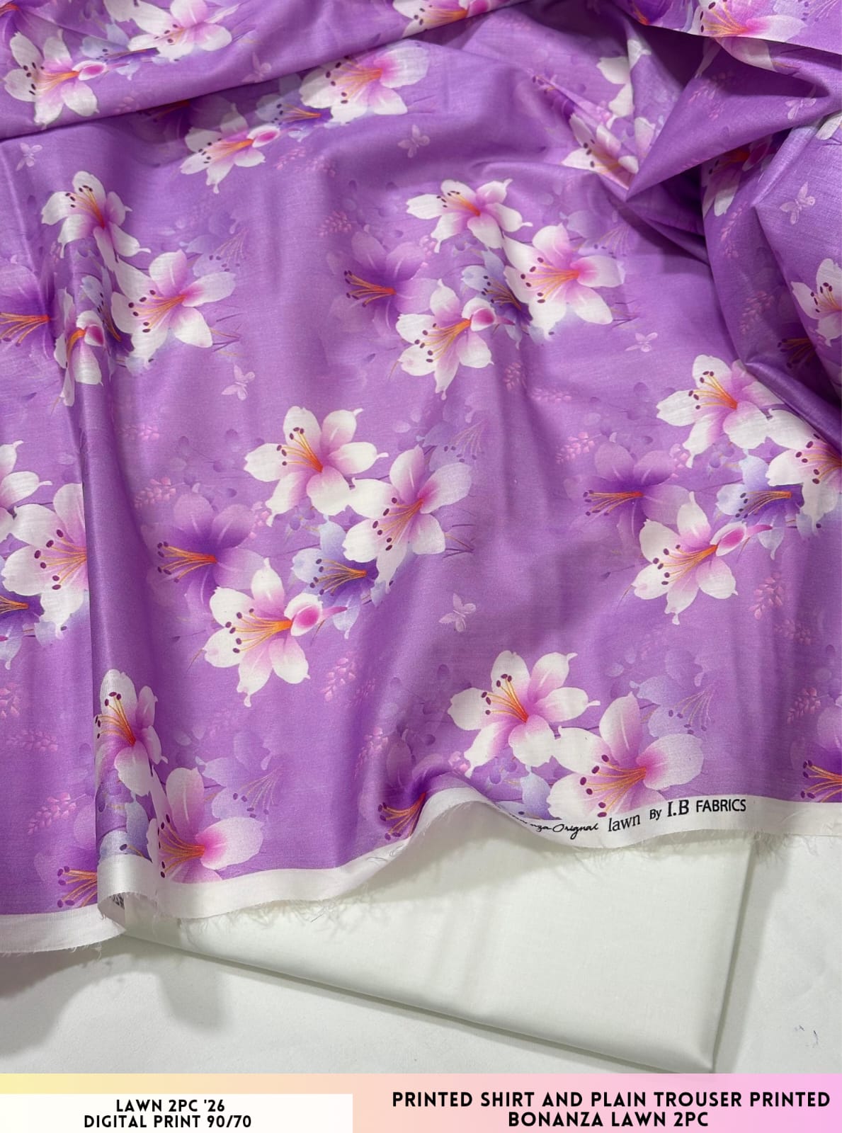 Bonanza Satrangi Lawn 2PC