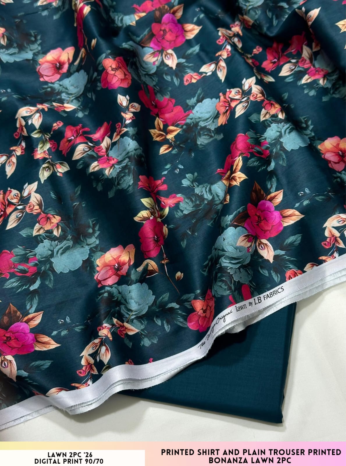 Bonanza Satrangi Lawn 2PC