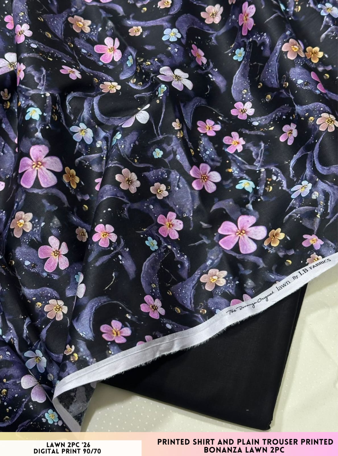 Bonanza Satrangi Lawn 2PC