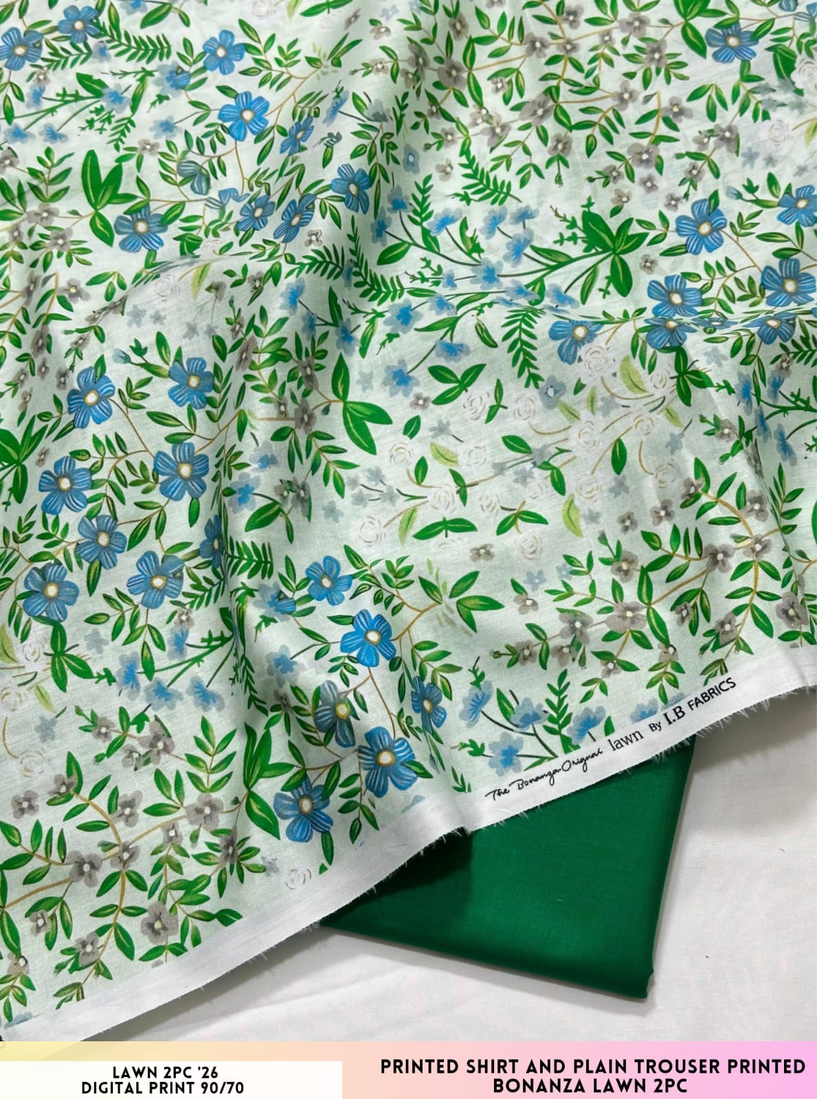 Bonanza Satrangi Lawn 2PC