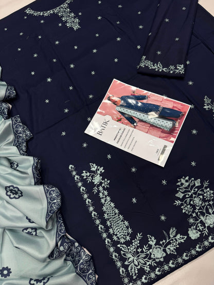 Dhanak 3PC – Heavy Embroidered Collection