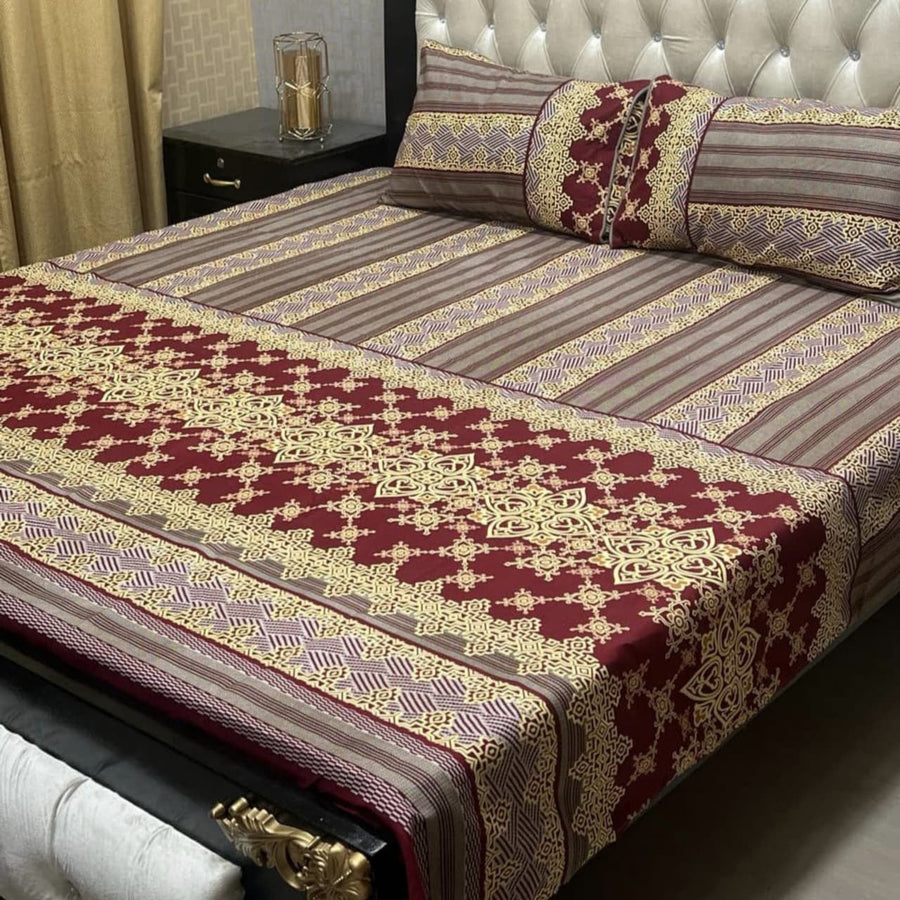 Crystal Cotton Bedsheet Design 097