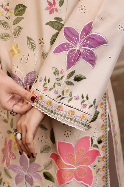 Aneela's Multi Unstitched Luxury Lawn Heavy Embroidered 3PC Suit