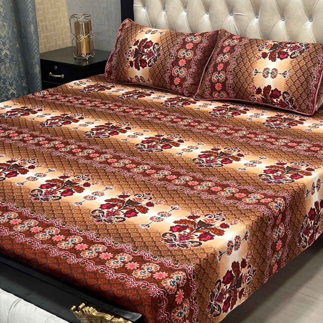 Crystal Cotton Bedsheet Design 063