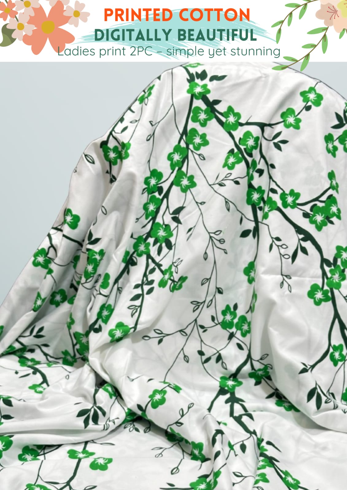 FLORAL PRINT 2 PIECE