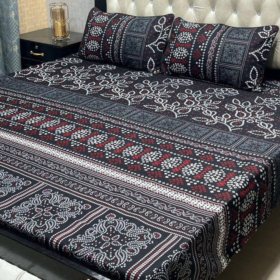 Crystal Cotton Bedsheet Design 096