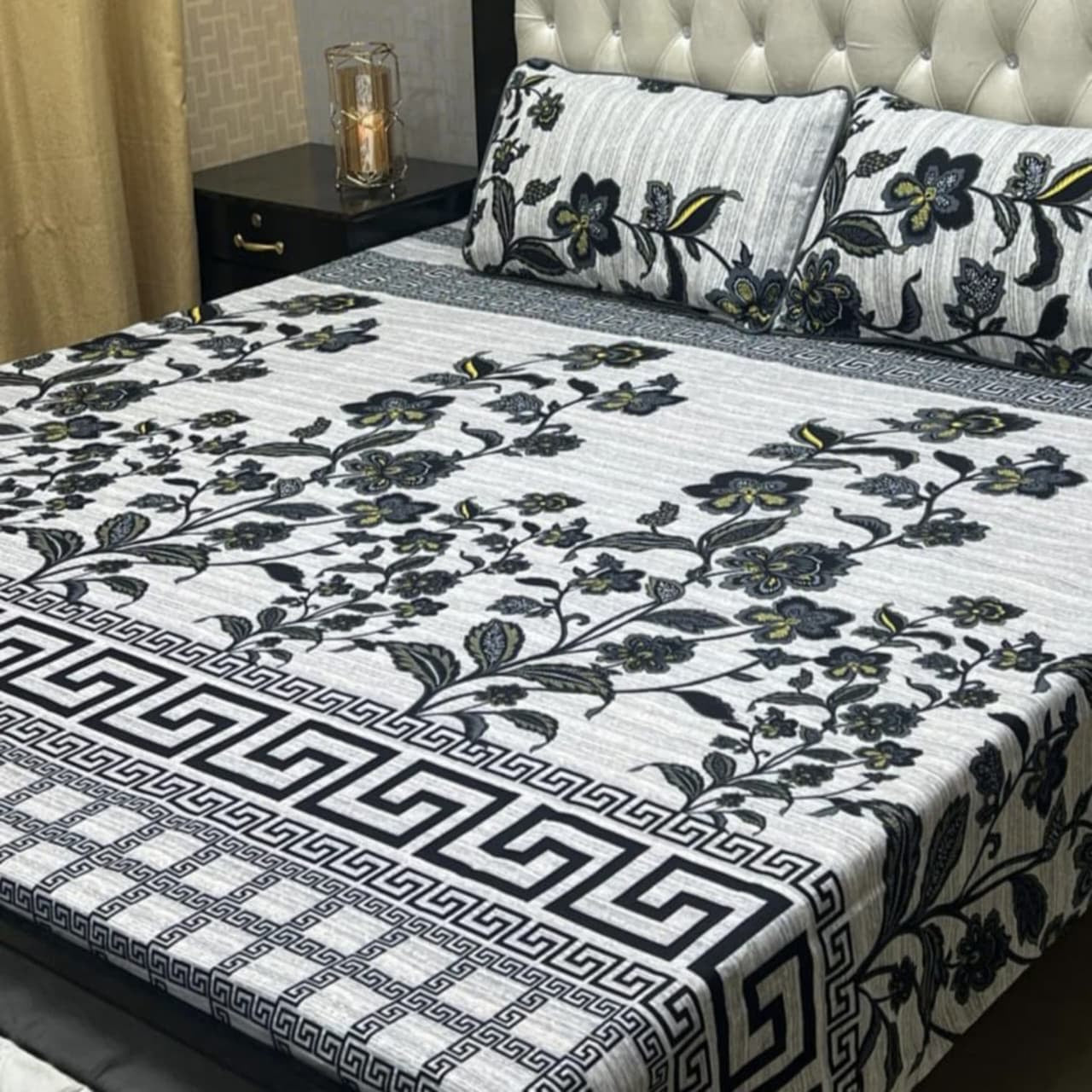 Crystal Cotton Bedsheet Design 073