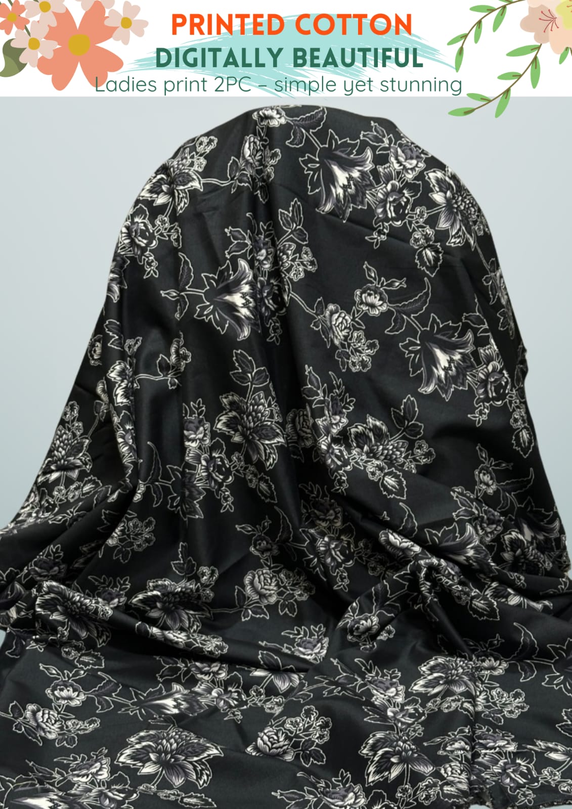 FLORAL PRINT 2 PIECE