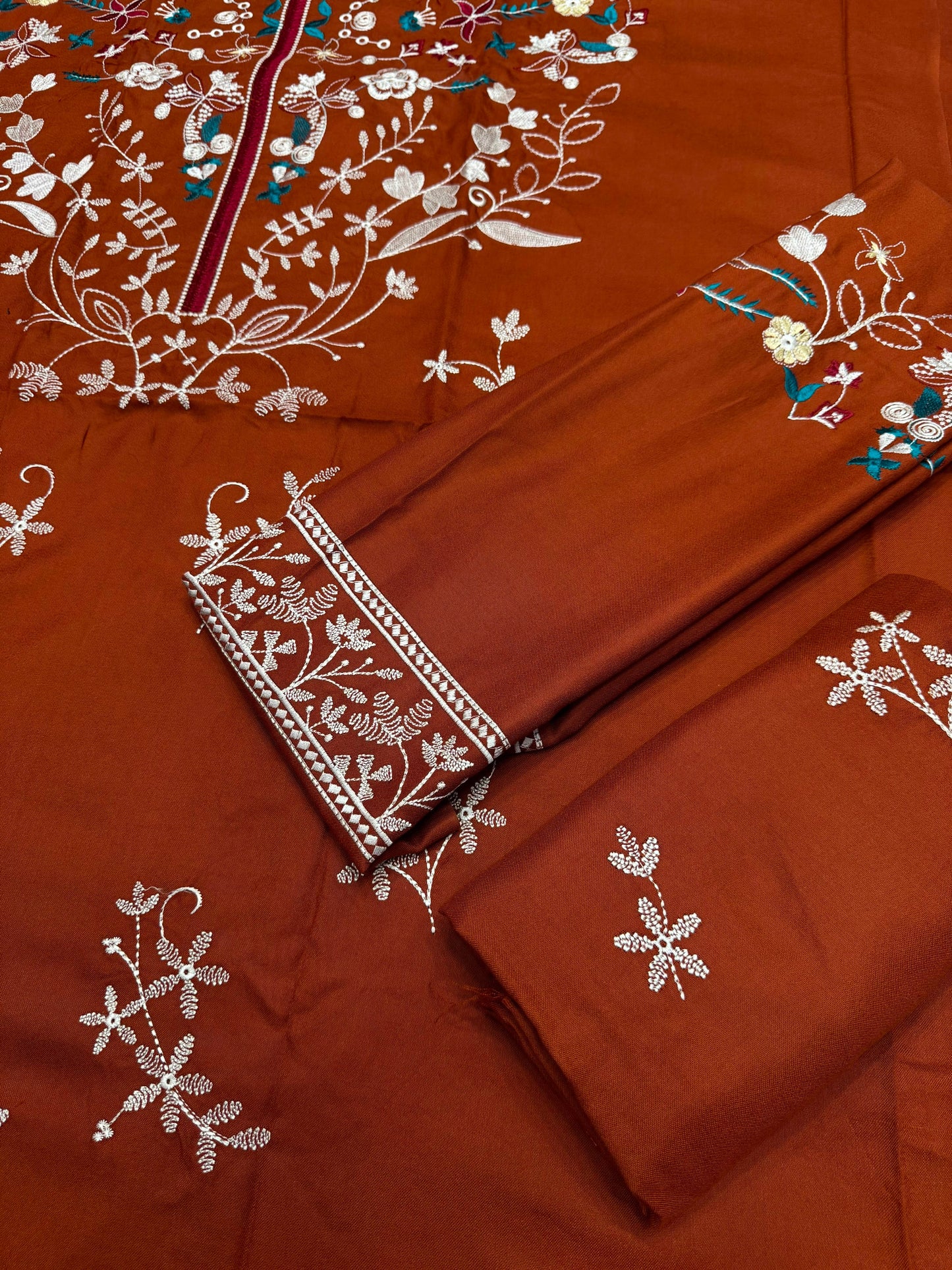 Dhanak 3PC – Heavy Embroidered Collection