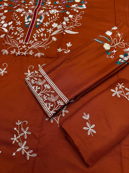 Dhanak 3PC – Heavy Embroidered Collection