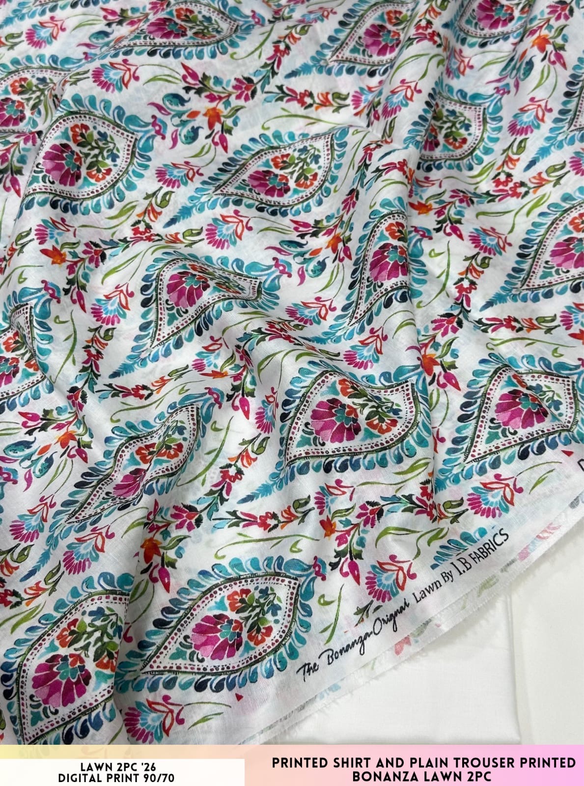 Bonanza Satrangi Lawn 2pc
