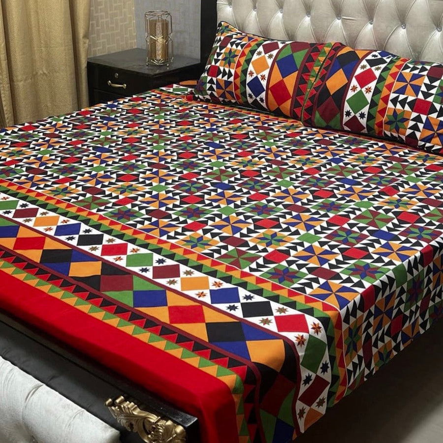 Crystal Cotton Bedsheet Design 066