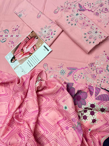 Dhanak 3PC – Heavy Embroidered Collection