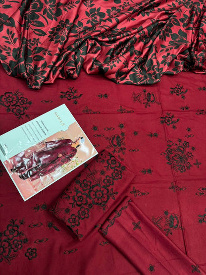 Dhanak 3PC – Heavy Embroidered Collection