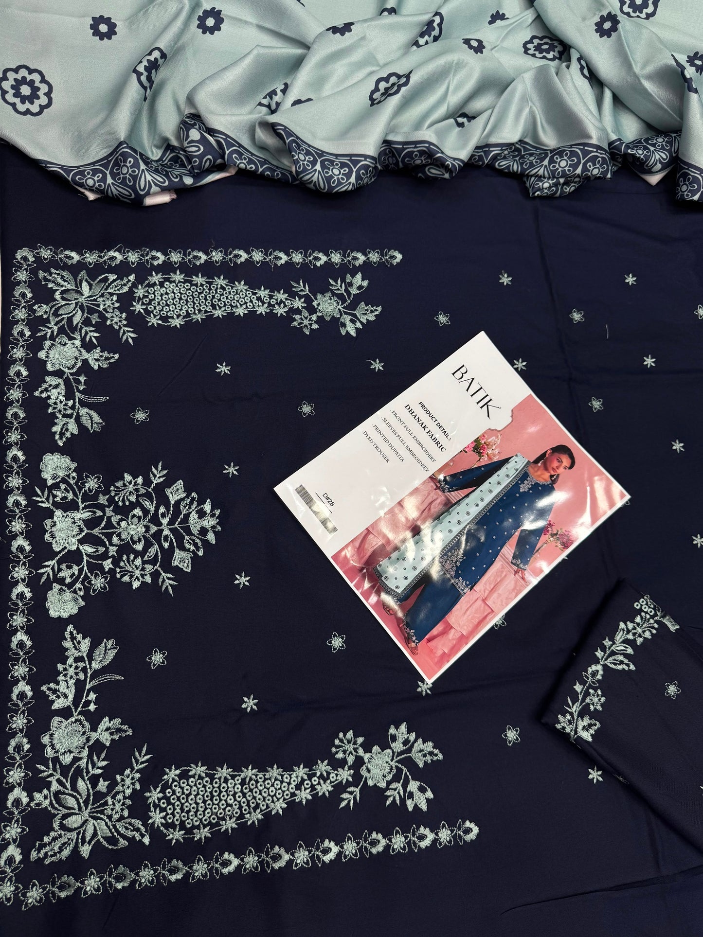 Dhanak 3PC – Heavy Embroidered Collection
