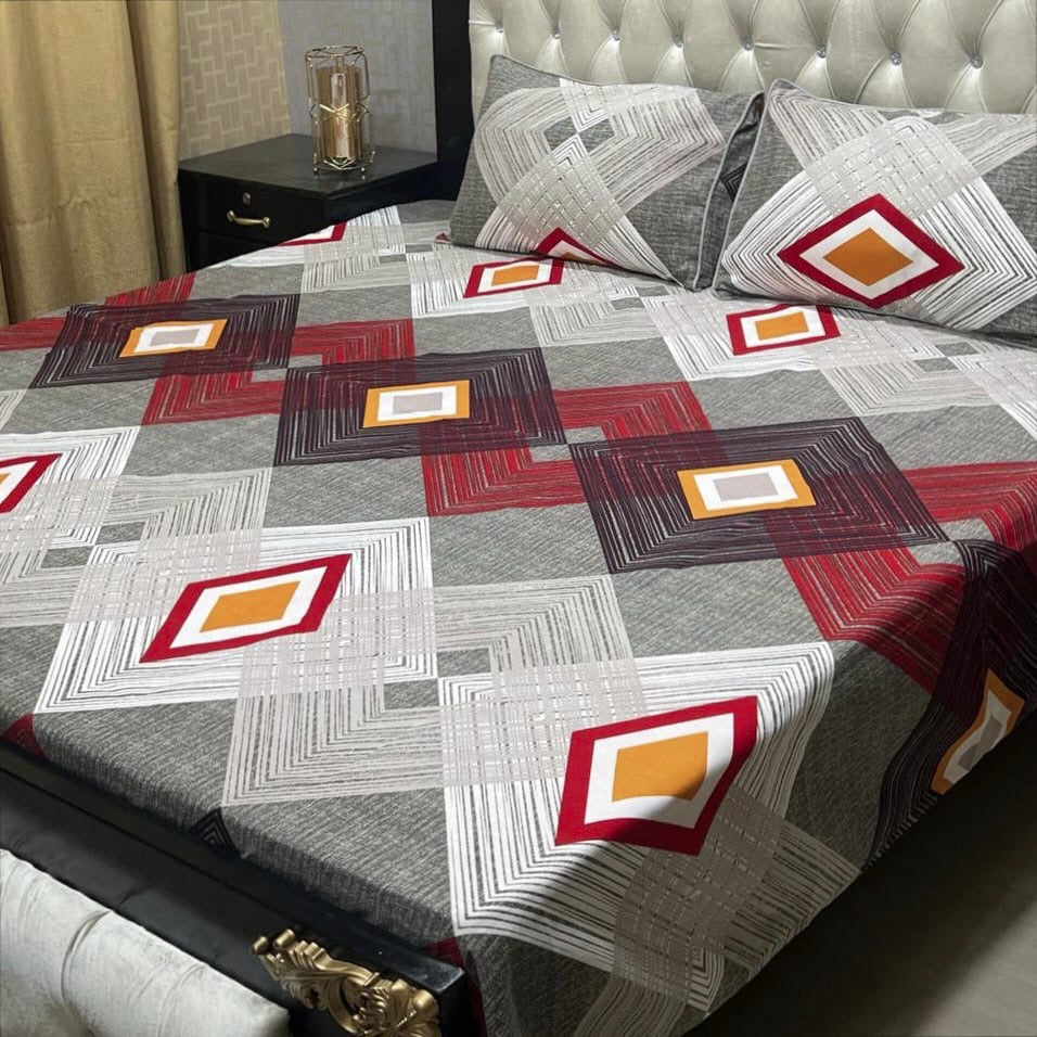 Crystal Cotton Bedsheet Design 075