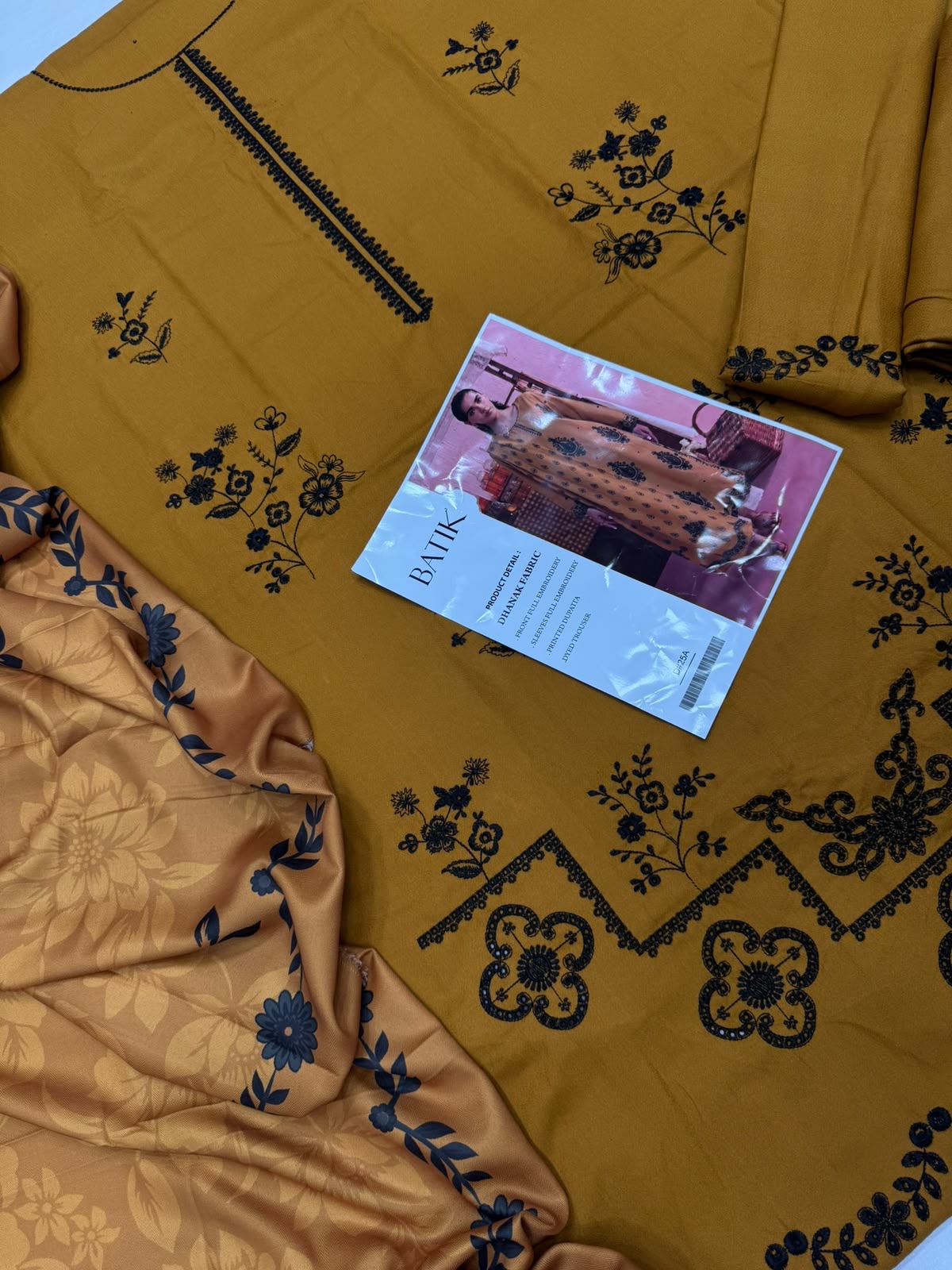 Dhanak 3PC – Heavy Embroidered Collection