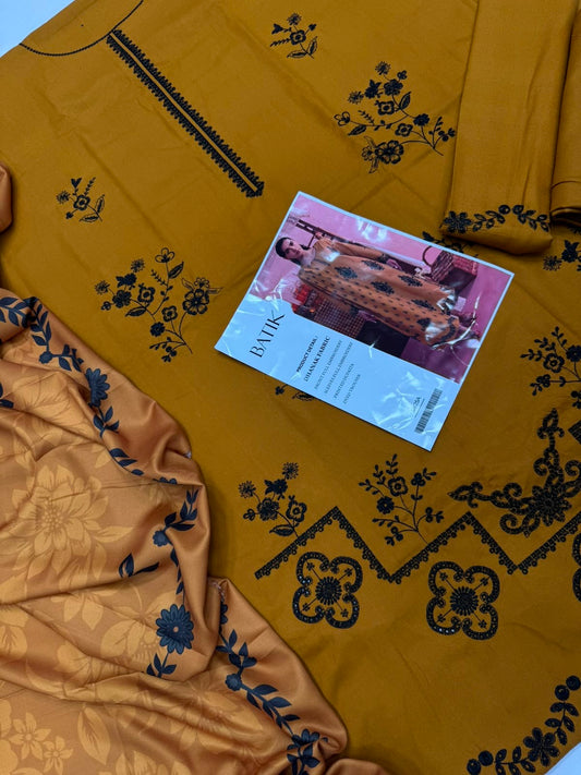 Dhanak 3PC – Heavy Embroidered Collection