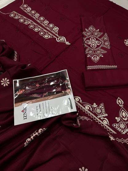 Dhanak 3PC – Heavy Embroidered Collection
