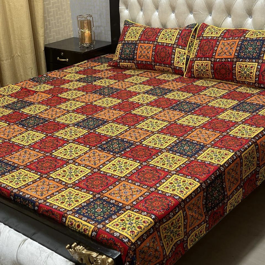 Crystal Cotton Bedsheet Design 094