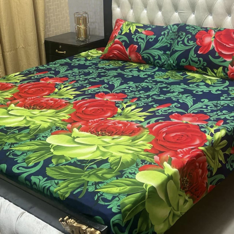 Crystal Cotton Bedsheet Design 078
