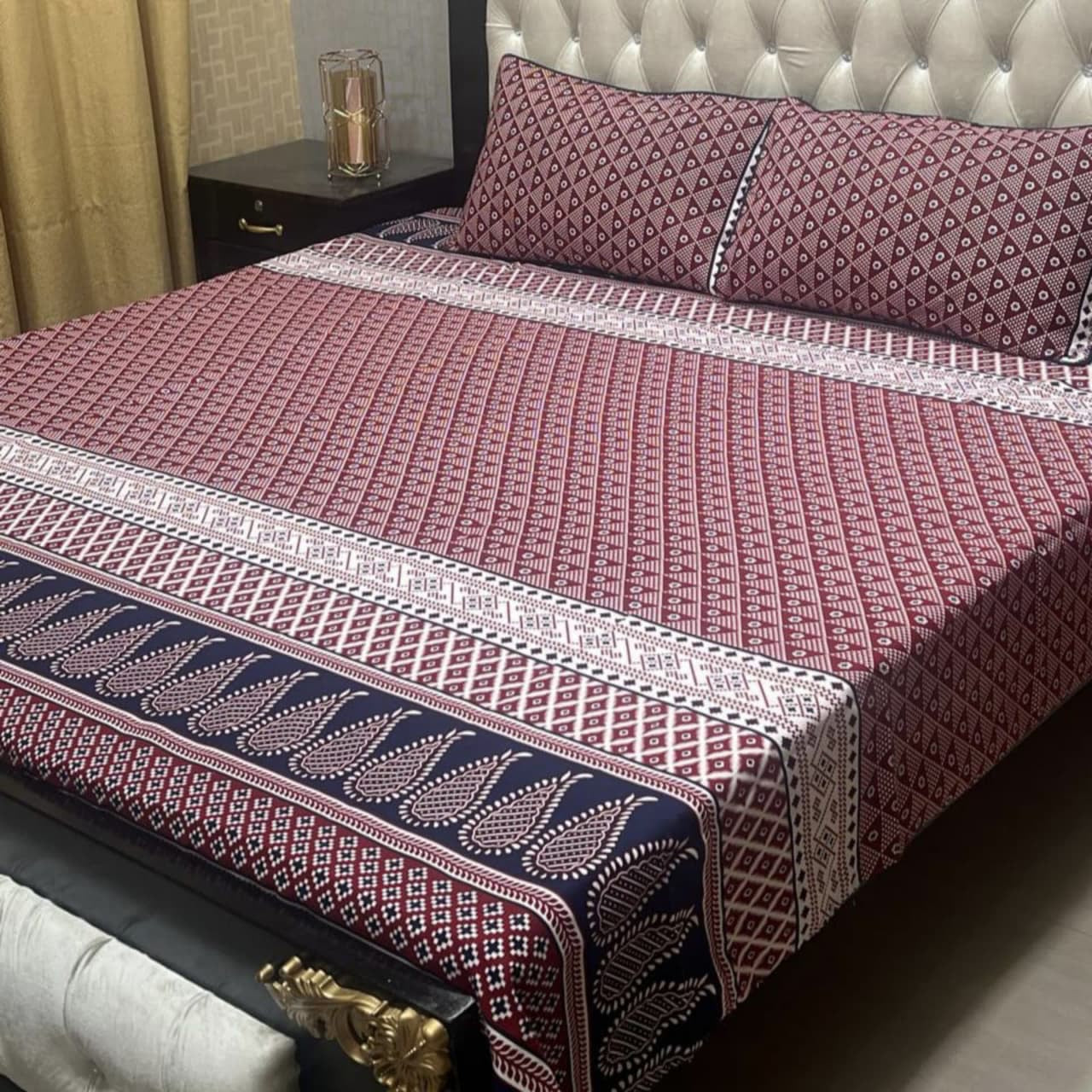 Crystal Cotton Bedsheet Design 107