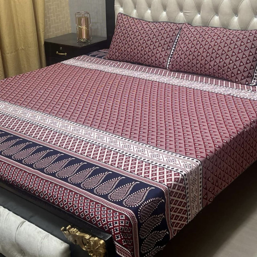Crystal Cotton Bedsheet Design 107