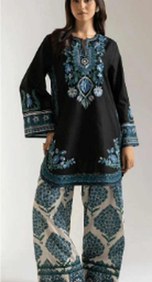 Gul Ahmed YOLO Digital Printed Co-Ords Set (Shirt & Trouser)