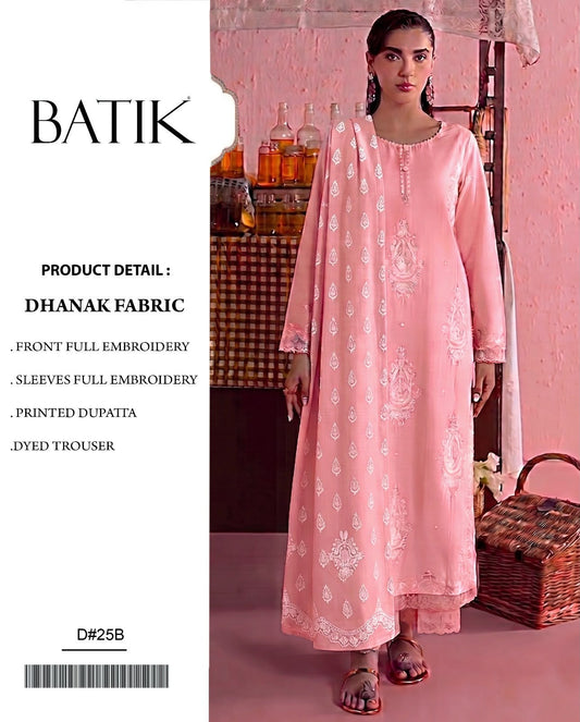 Dhanak 3PC – Heavy Embroidered Collection