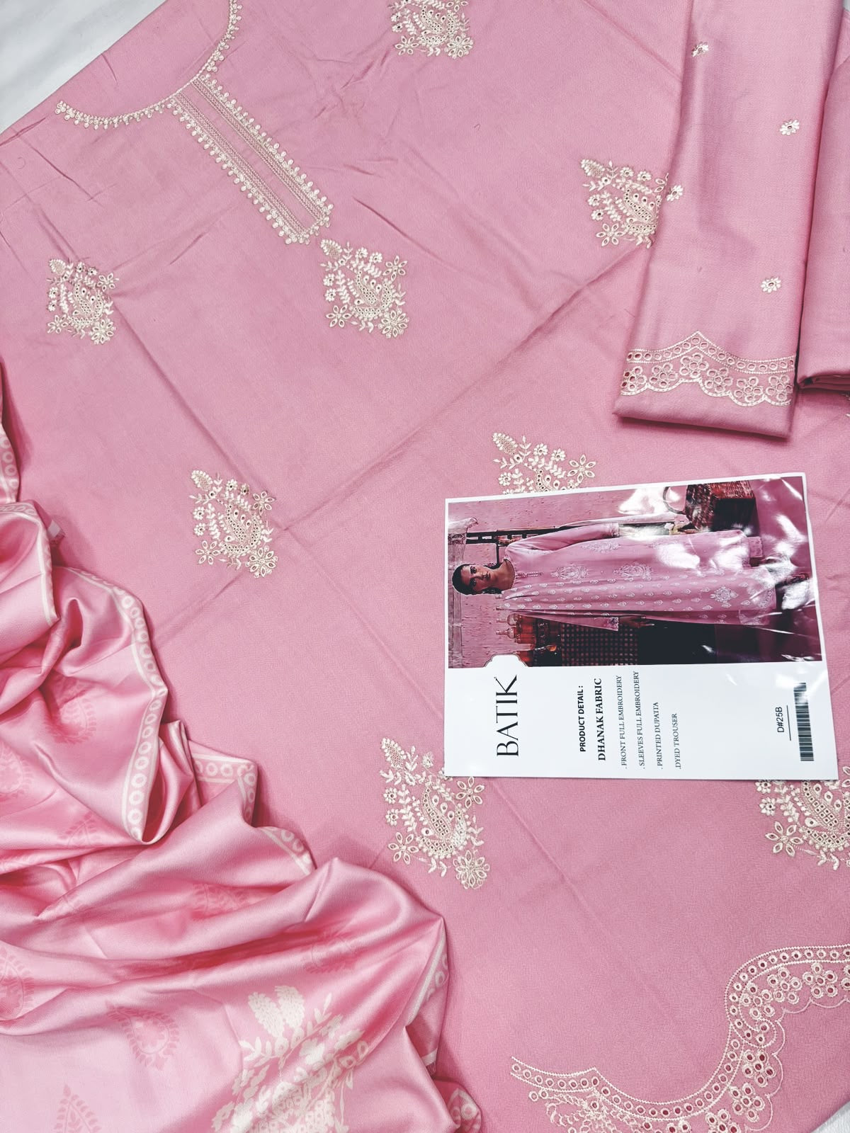 Dhanak 3PC – Heavy Embroidered Collection
