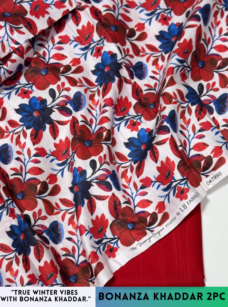 Bonanza Khaddar 2-Piece Unsticthed