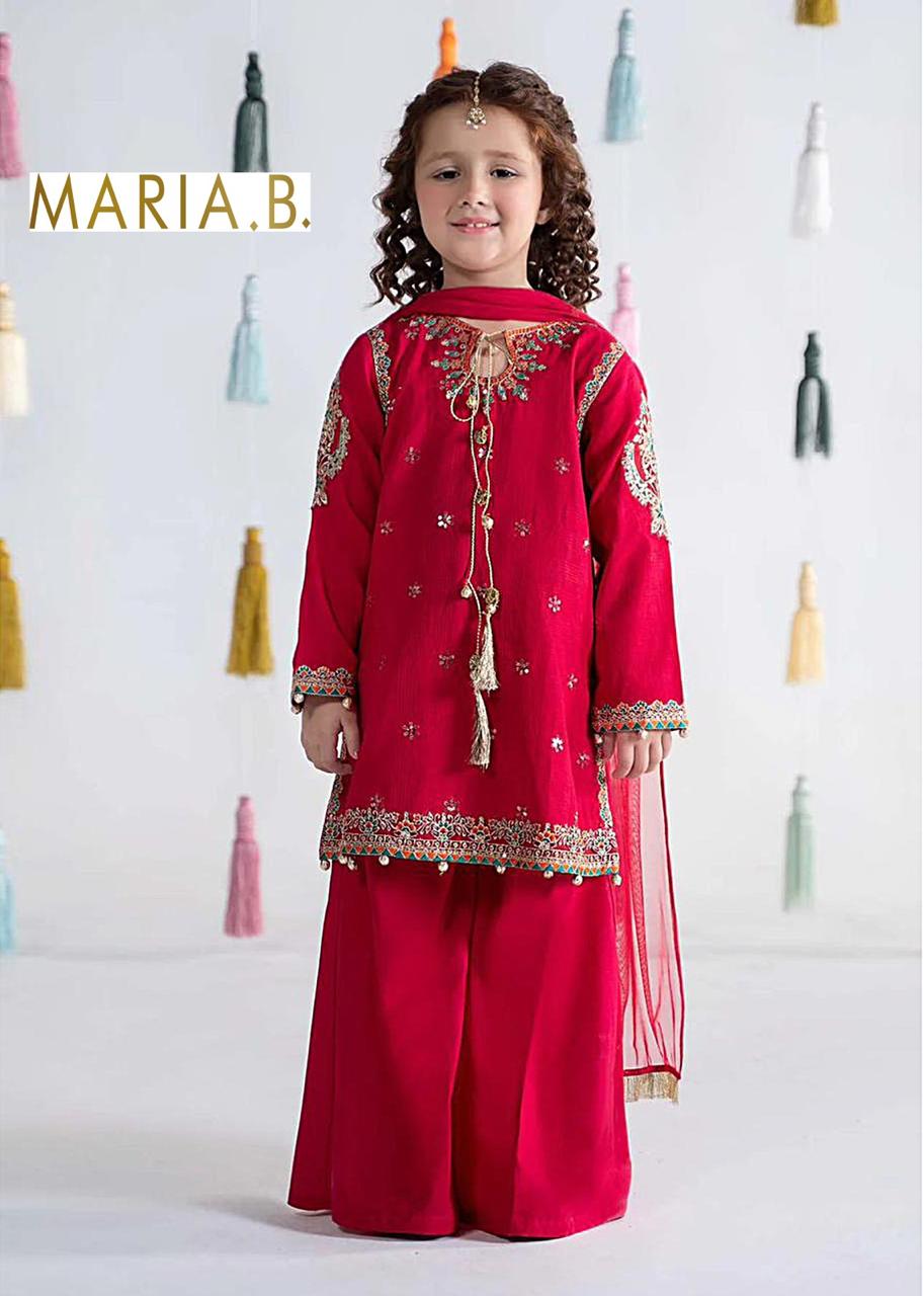 Maria B Kids 2 Piece Embroidered lawn