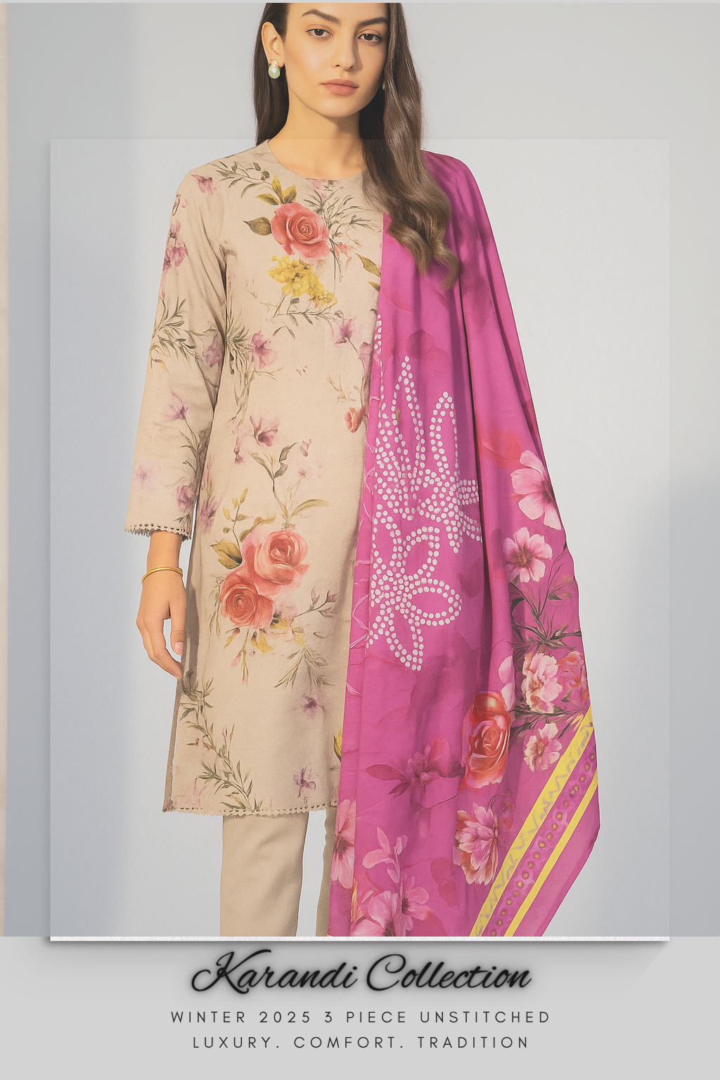 Karandi 3 Piece Unstitched