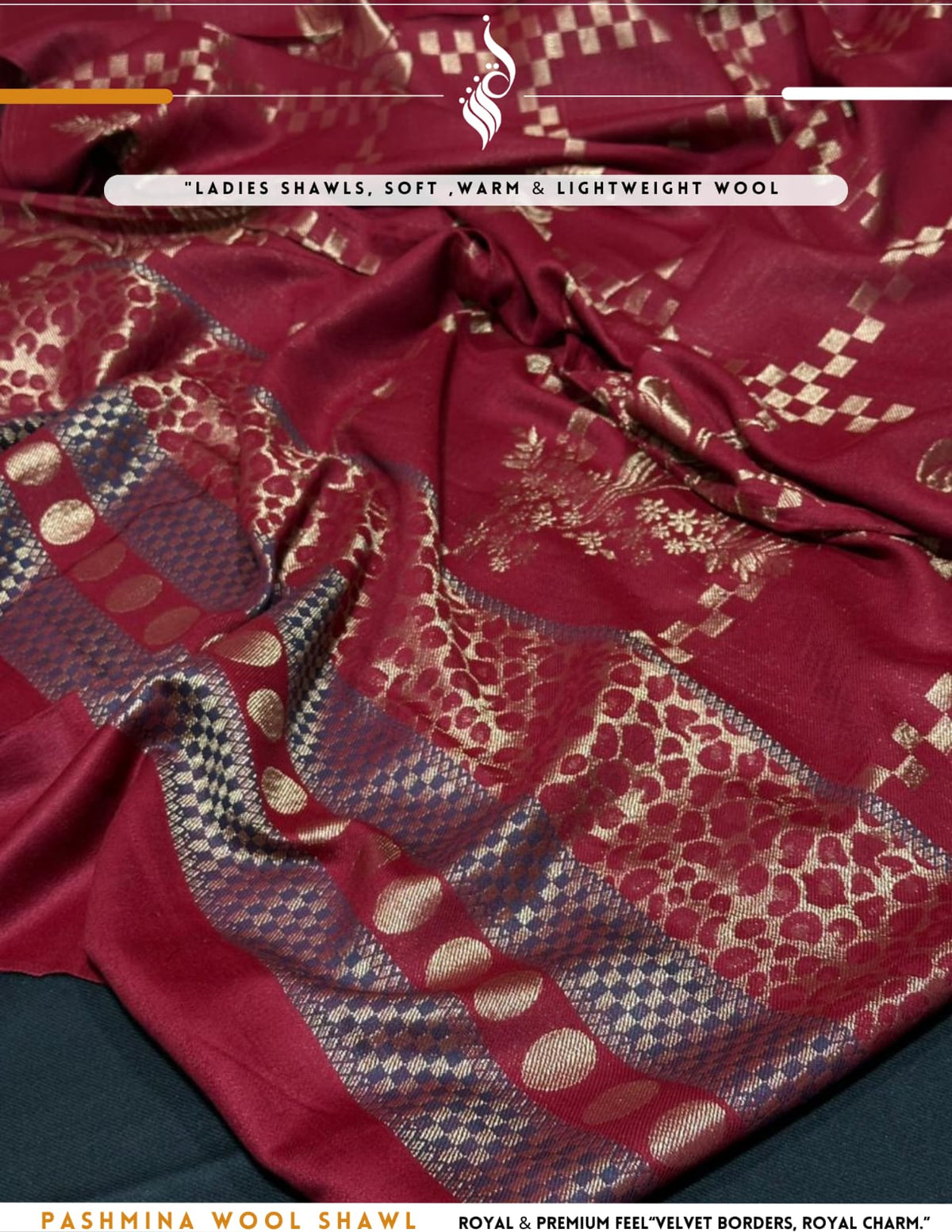 Premium Pashmina Wool Shawl
