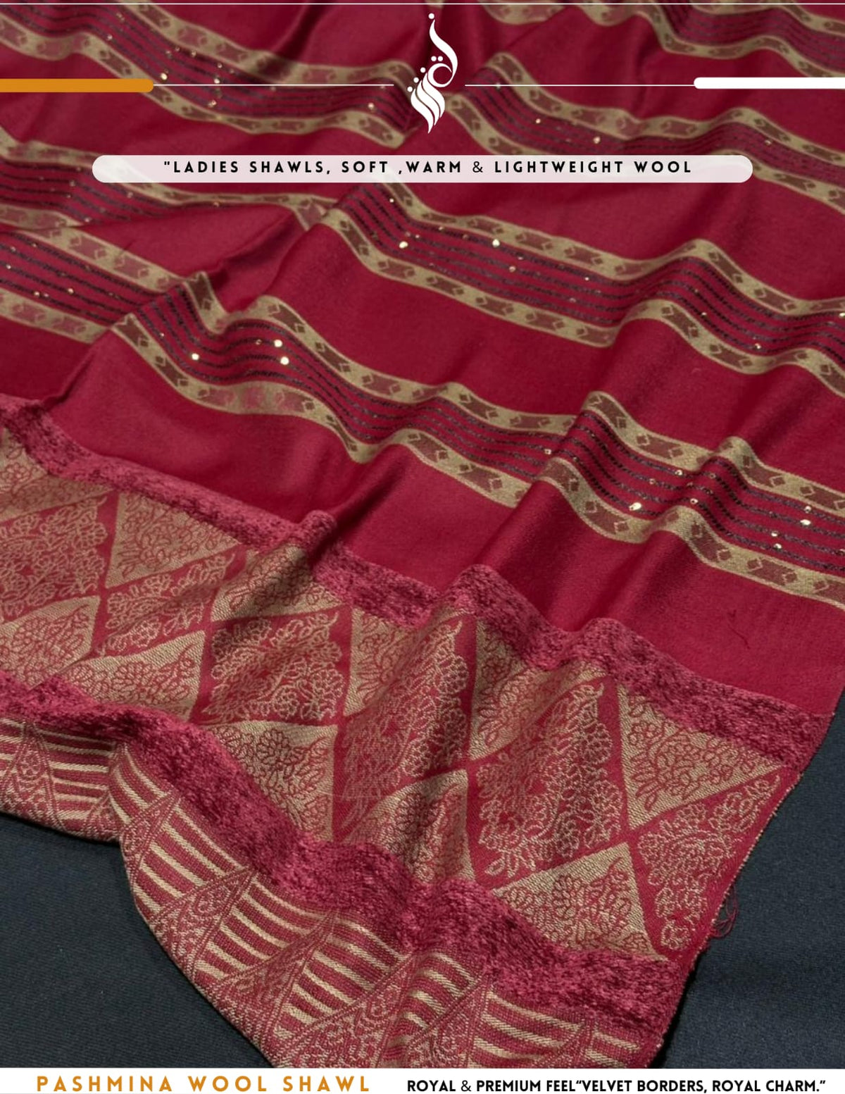 Premium Pashmina Wool Shawl