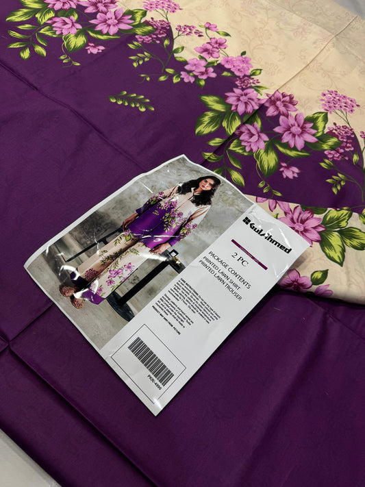 Gul Ahmed YOLO Digital Printed Co-Ords Set (Shirt & Trouser)