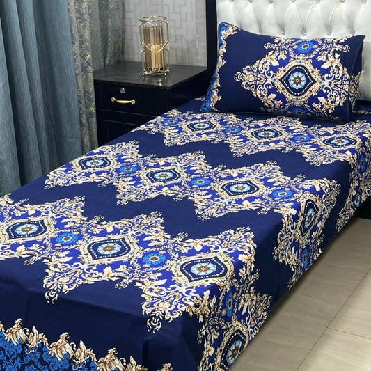 Crystal Cotton Single Bedsheet Design 121