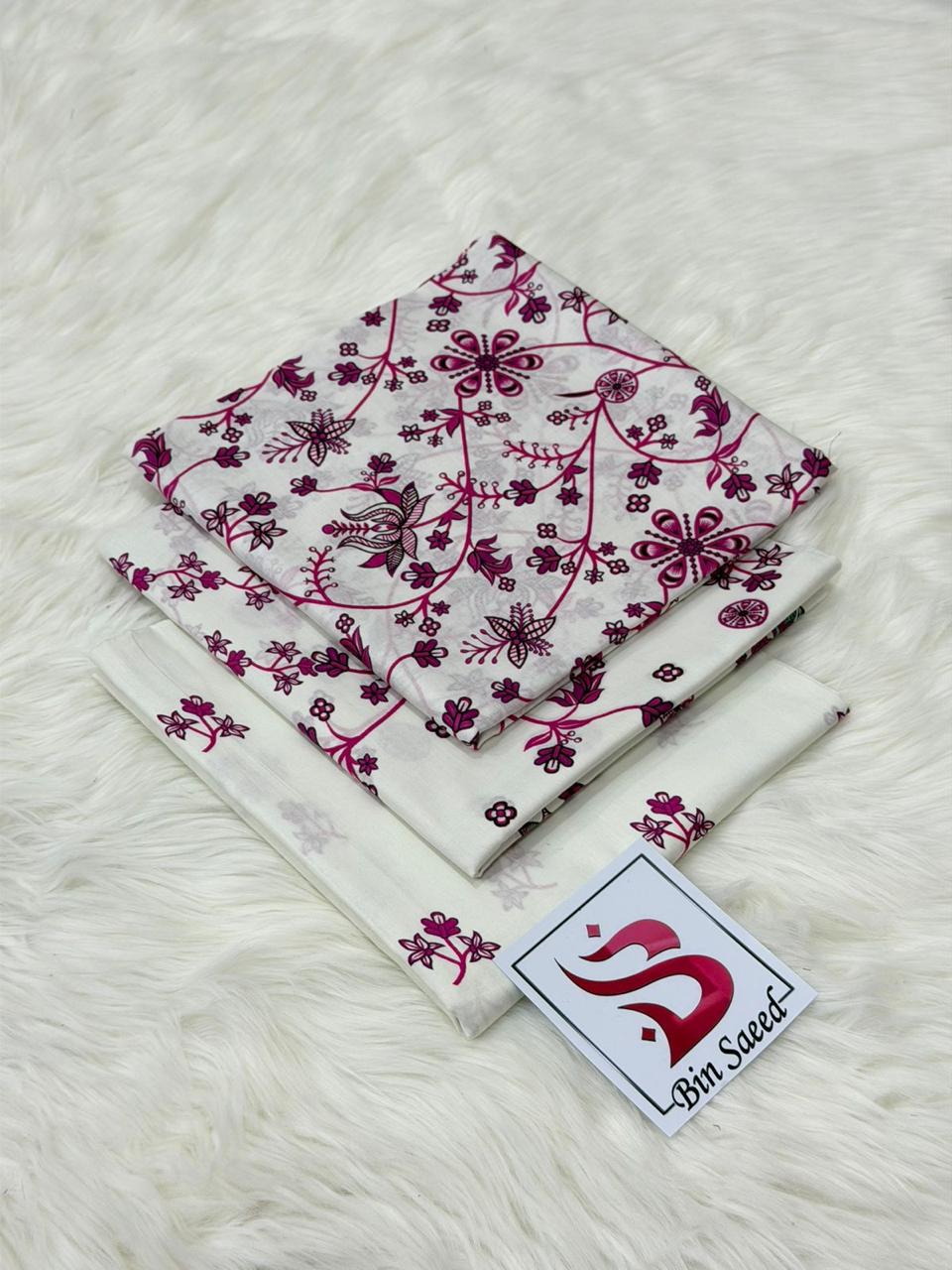 BIN SAEED 3PC SUMMER COLLECTION 2026