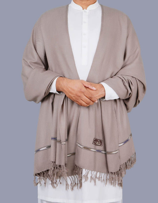 PURE PASHMINA WOOLEN SHAWL FOR MEN LIGHT-WEIGHT