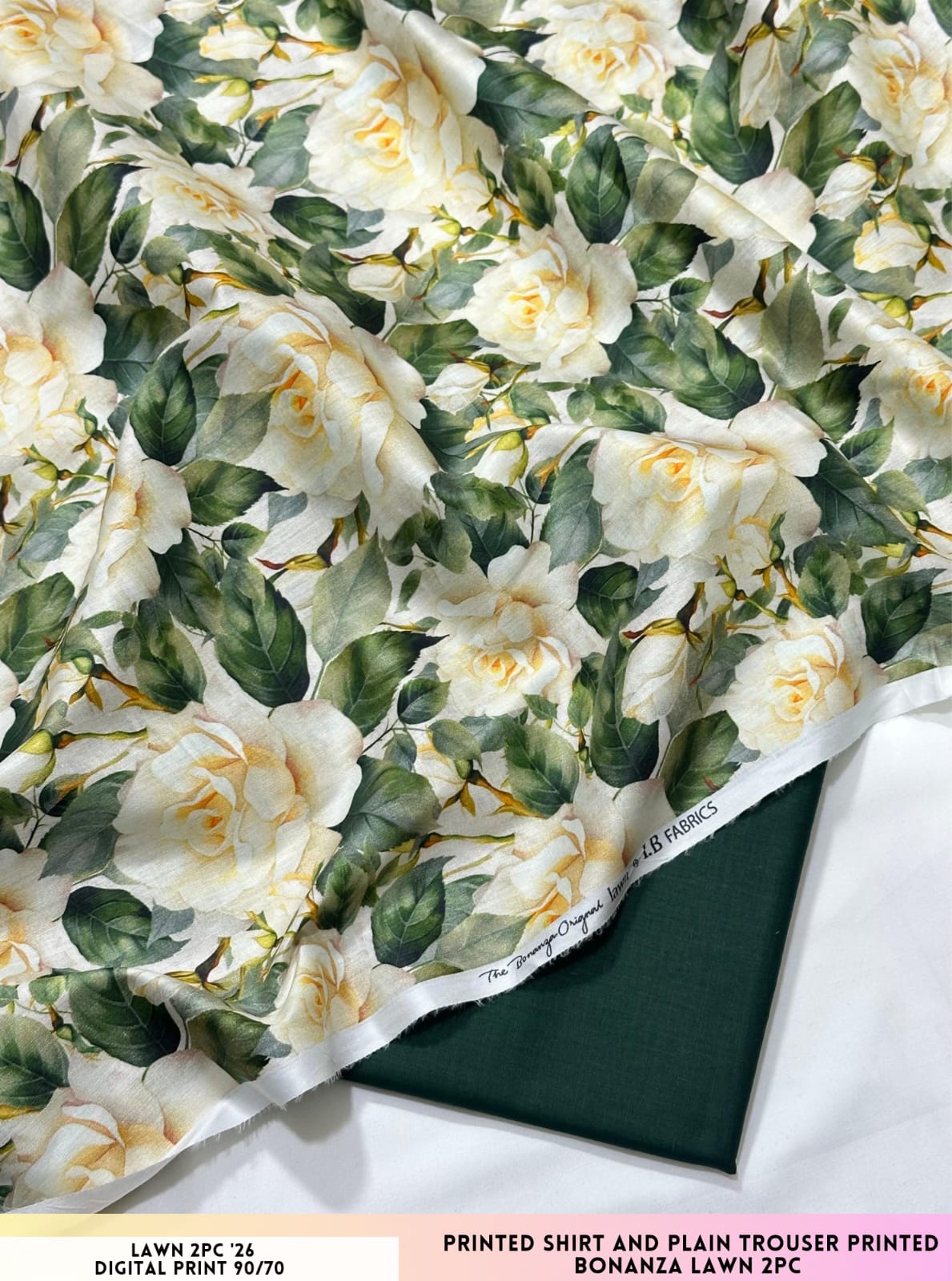 Bonanza Satrangi Lawn 2PC