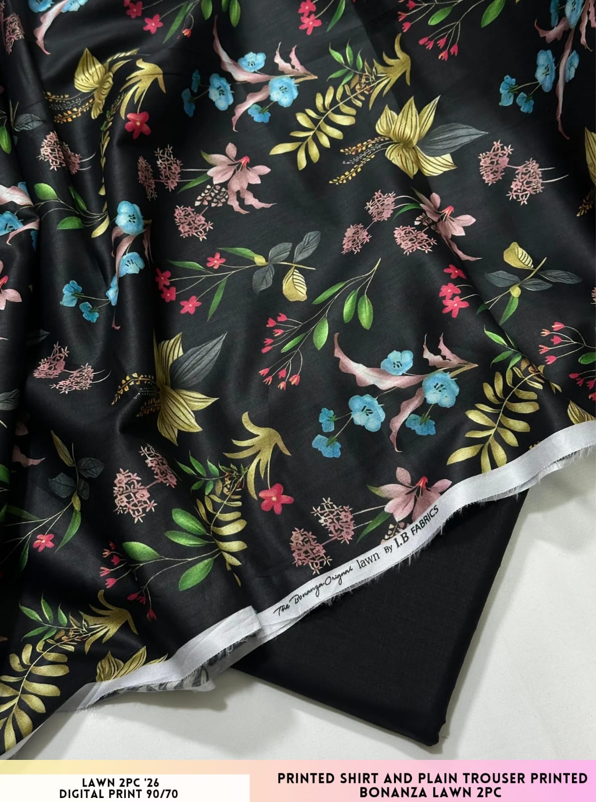 Bonanza Satrangi Lawn 2PC